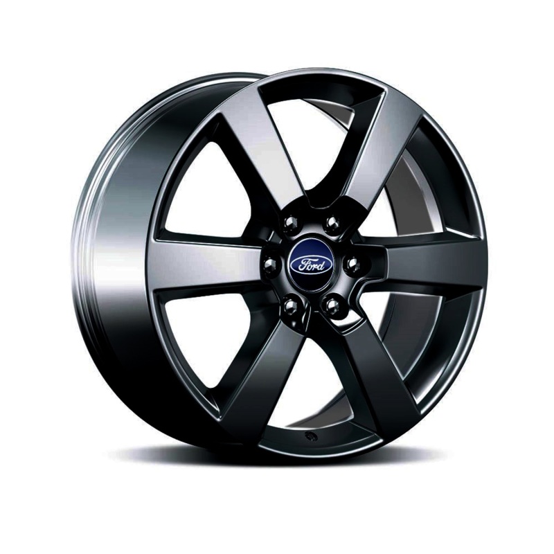 Ford F-150 Wheel - Ford Racing - 20in x 8.5in Six Spoke - Matte Black - `15-`20 Ford F-150 Wheel - Ford Racing - 20in x 8.5in Six Spoke - Matte Black - `15-`20